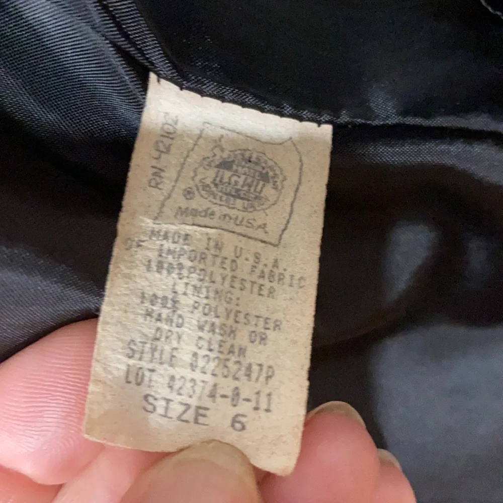 Michele Petite black blazer size 6 - Picture 10 of 10